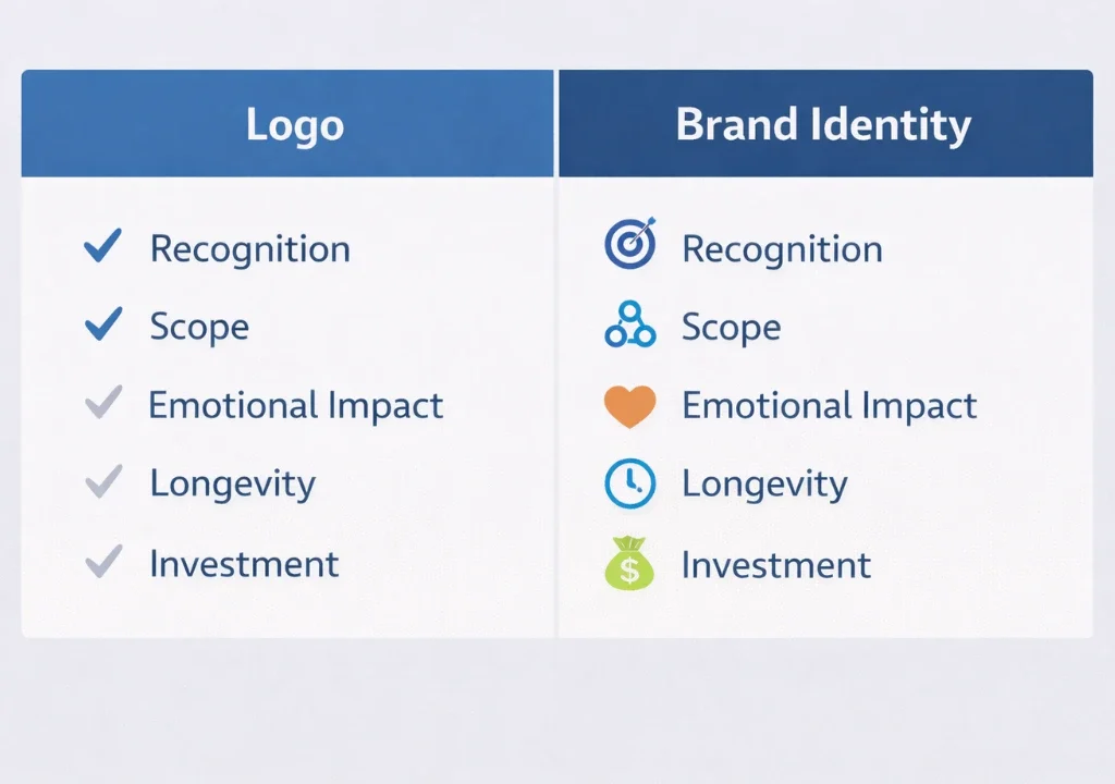 Logo vs Brand Identity – The Real Difference