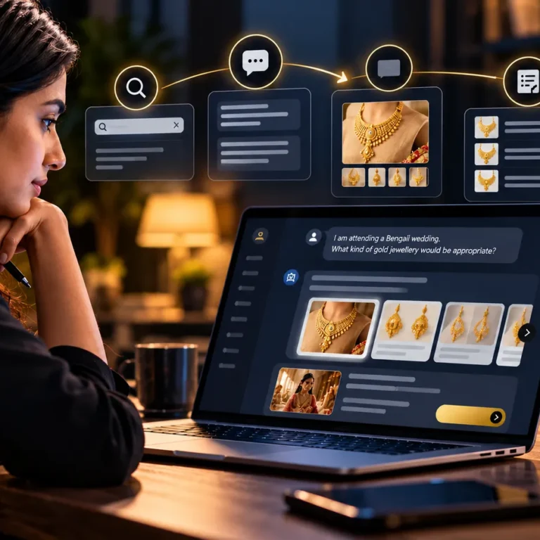 ChatGPT Ads in India showing AI-powered consumer discovery and product decision-making.