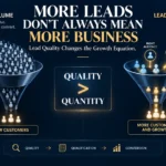 Lead quality versus lead volume showing why more leads do not always mean more business