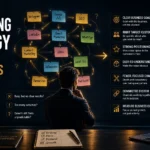 marketing strategy for small business showing the 7 building blocks that drive growth