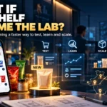 Commerce as R&D lab comparison of traditional and commerce-first product launch models.