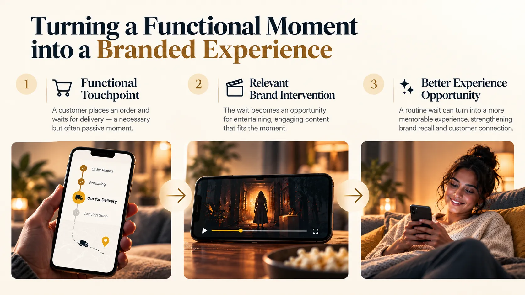 Flipkart Minutes The Last Delivery concept showing how delivery tracking and horror entertainment can turn waiting time into a distinctive customer experience.