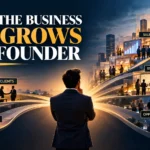 Founder bottleneck showing a growing business becoming dependent on the founder for decisions, relationships and leadership